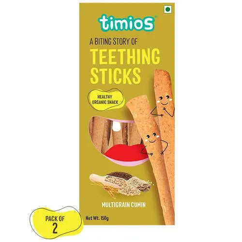 Timios Teething Sticks - Multigrain Cumin