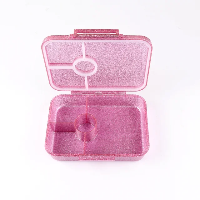 Pink glitter lunch box sales