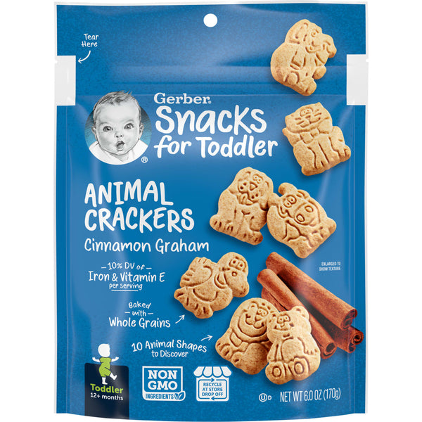 Gerber Animal Crackers - Cinnamon Graham