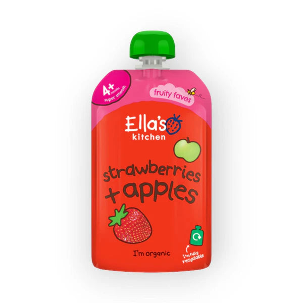 ELLAS STRAWBERRIES +APPLES PUREES