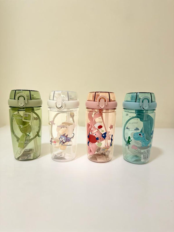 Imamom Sipper and Spout Water Bottles for Kids 550ml