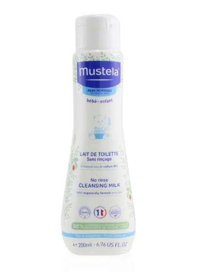 Mustela No Rinse Cleansing Milk - For Normal Skin 200ml/6.6oz