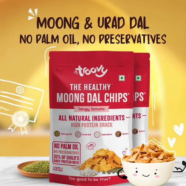 TROOVY THE HEALTHY MOONG DAL CHIPS