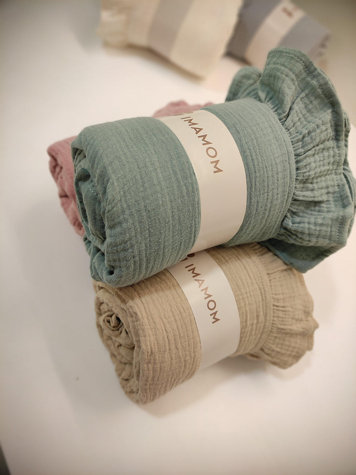 IMAMOM Organic Cotton Swaddle Blanket - IMAMOM