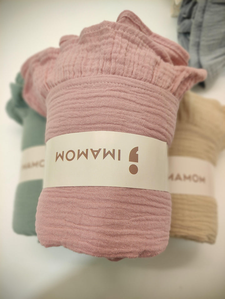 IMAMOM Organic Cotton Swaddle Blanket - IMAMOM